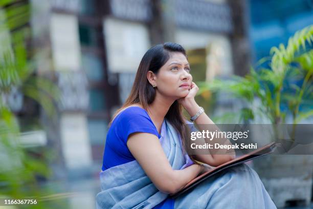 indian corporate woman - stock photos - waiting stock pictures, royalty-free photos & images