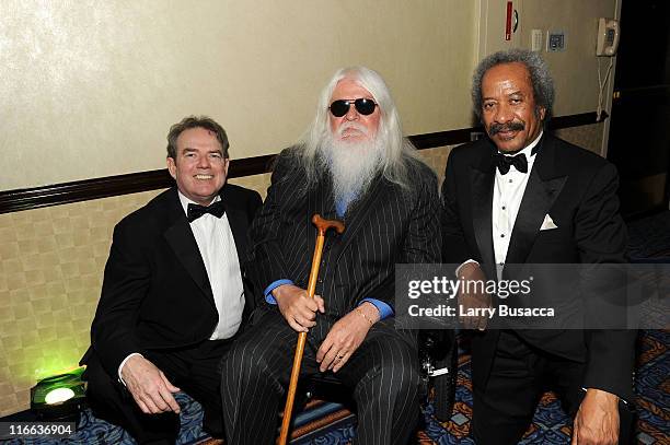 Jimmy Webb, Leon Russell and Allen Toussaint attend the Songwriters Hall of Fame 42nd Annual Induction and Awards at The New York Marriott Marquis...