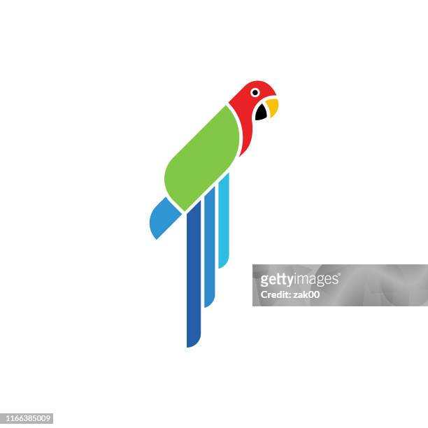 papagei - parrot stock-grafiken, -clipart, -cartoons und -symbole
