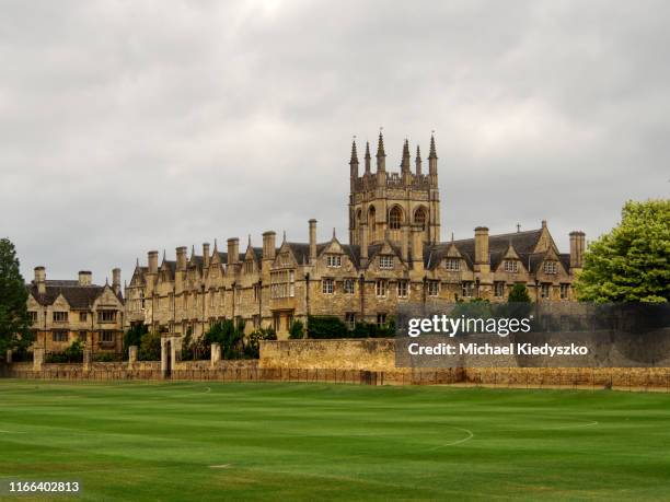 oxford university christ church meadows - oxford university stock pictures, royalty-free photos & images