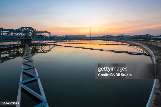 water treatment plant - sewage bildbanksfoton och bilder