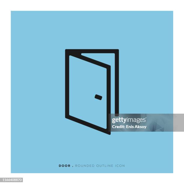 ドアのアイコン - 建物入口点のイラスト素材／クリップアート素材／マンガ素材／アイコン素材