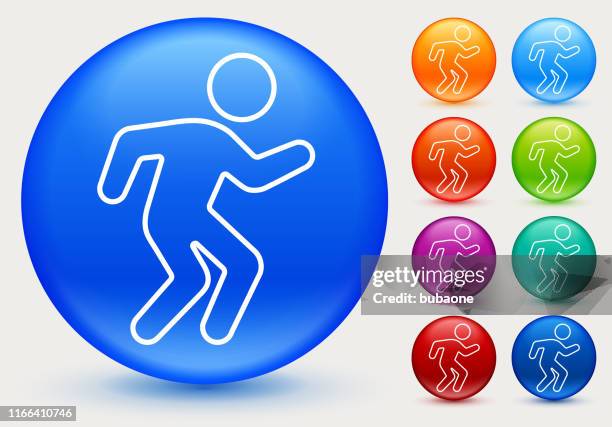 icon of a man dancing - man dancing alone stock illustrations