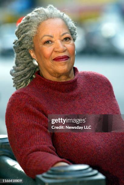 Nobel laureate Toni Morrison photographed in Manhattan on October 13, 2003.