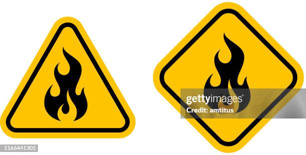 brandwarnungen - hazard stock-grafiken, -clipart, -cartoons und -symbole