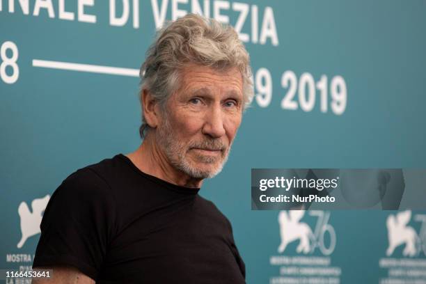 Roger Waters attends the ''Roger Waters Us + Them'' Photocall during the 76th Venice Film Festival at on September 06, 2019 in Venice, Italy.