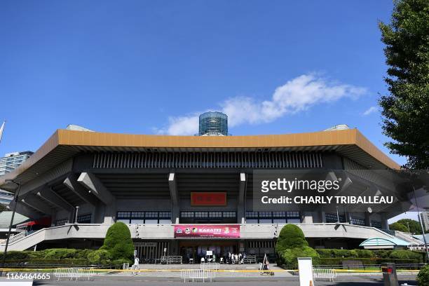 This picture taken on September 7, 2019 shows a general view of the Nippon Budokan, a venue for the upcoming Tokyo 2020 Olympic Games.