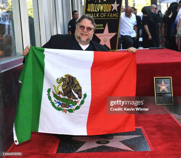 Guillermo del Toro appears at the Hollywood Walk of Fame ceremony honoring Guillermo del Toro on August 06, 2019 in Hollywood, California.