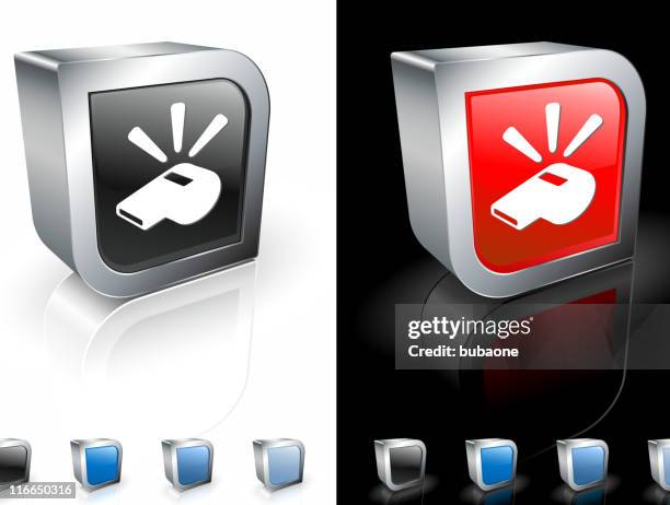 whistle square royalty free vector art - red whistle stock illustrations