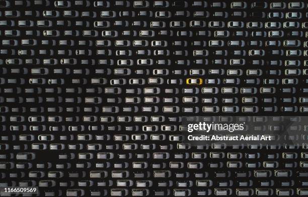 drone image of car dealership, new south wales, australia - naast stockfoto's en -beelden