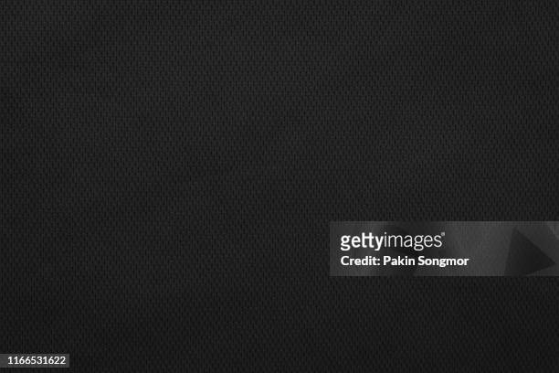 close up black fabric texture. textile background. - black curtain stock pictures, royalty-free photos & images