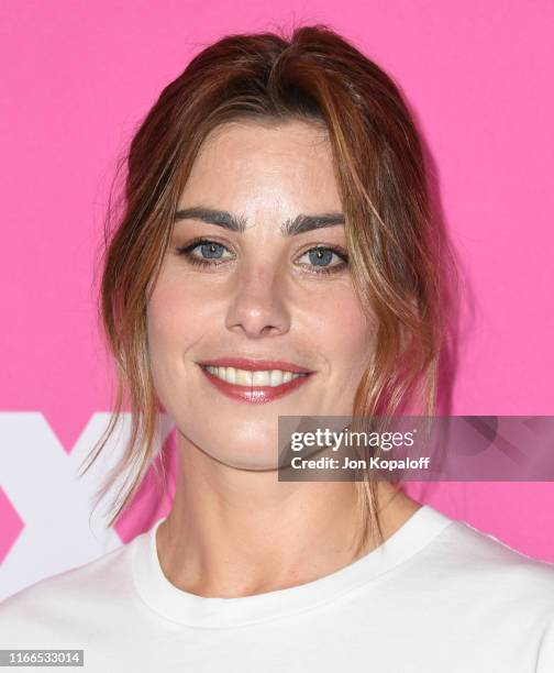 Brooke Satchwell attends FX Networks Starwalk Red Carpet At TCA at The Beverly Hilton Hotel on August 06, 2019 in Beverly Hills, California.