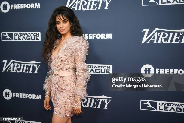 Camila Cabello arrives at Variety's Power Of Young Hollywood party at The H Club Los Angeles on August 06, 2019 in Los Angeles, California.