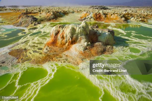 hot springs of dallol - north ethiopia - ethiopia stock pictures, royalty-free photos & images