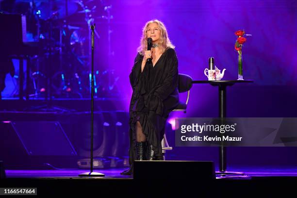 Barbra Streisand performs onstage at United Center on August 06, 2019 in Chicago, Illinois.
