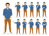 Man in casual outfit set