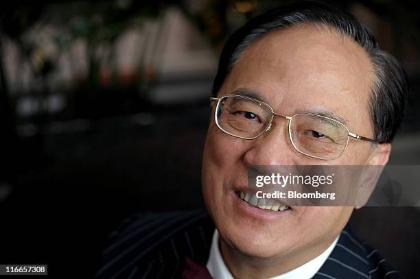 Donald Tsang, Hong Kong's chief executive, poses for a photograph after an interview in Melbourne, Australia, on Friday, June 17, 2011. Hong Kong...