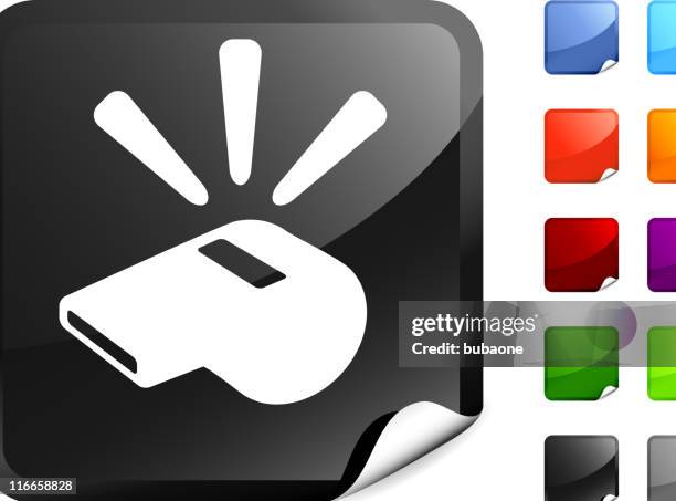 whistle internet royalty free vector art - red whistle stock illustrations