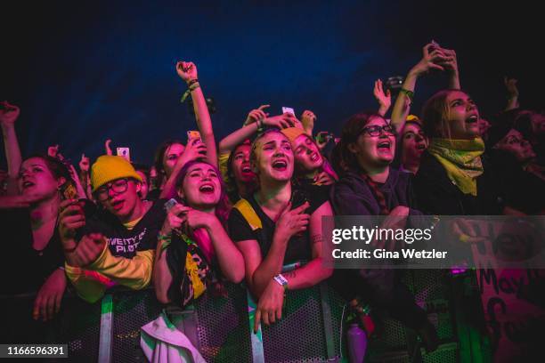 General view of the Lollapalooza festival at Olympiagelände on September 7, 2019 in Berlin, Germany.