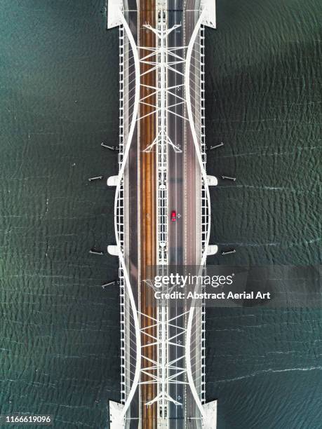 aerial shot of enneus heerma bridge, netherlands - amsterdam architecture stock pictures, royalty-free photos & images