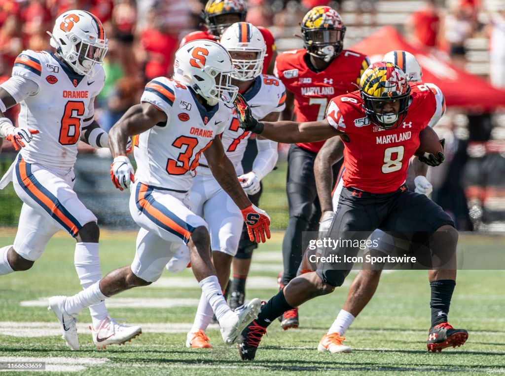 COLLEGE FOOTBALL: SEP 07 Syracuse at Maryland