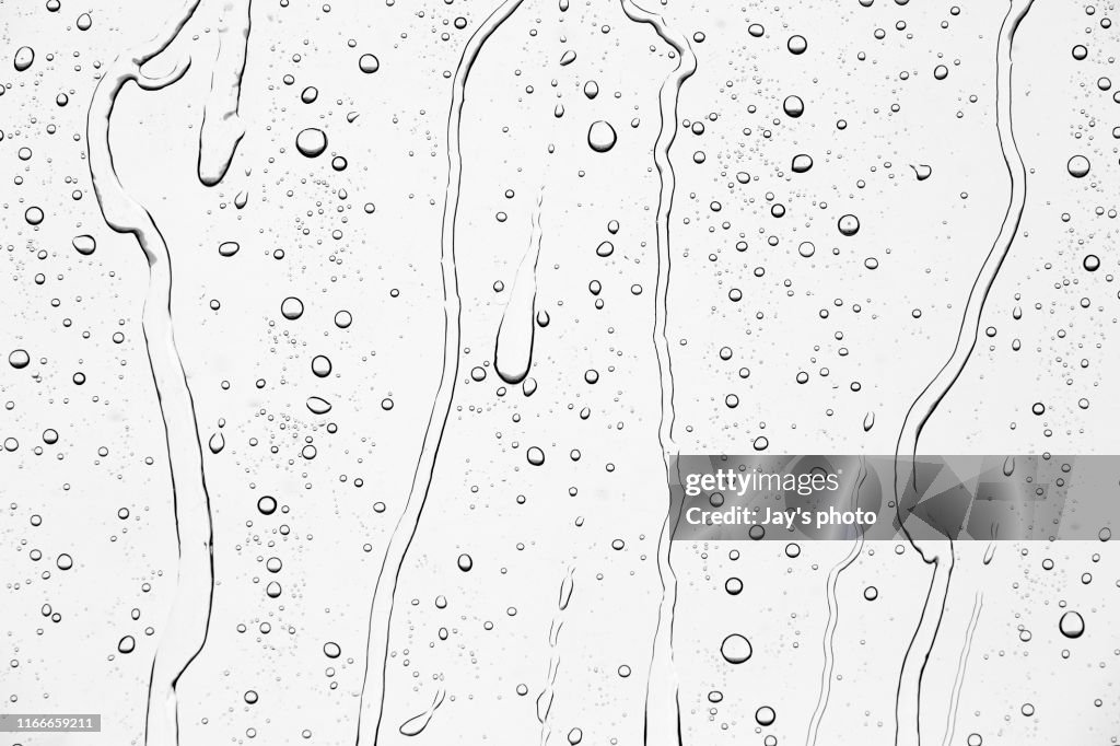 Rain drop stock photo