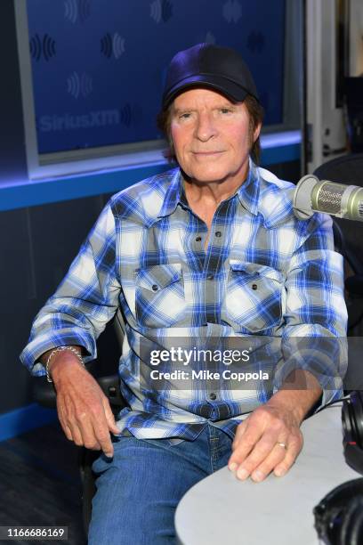 Singer/songwriter John Fogerty visits SiriusXM Studios on August 07, 2019 in New York City.