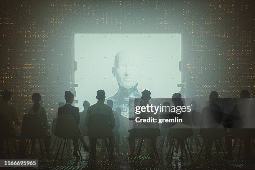 Futuristic cyborg religion and control Futuristic cyborg religion and control