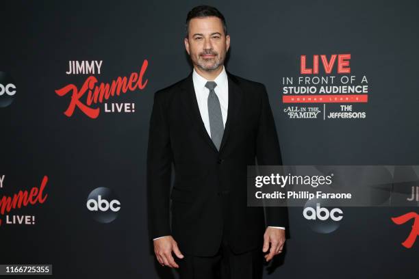 Jimmy Kimmel attends an evening with Jimmy Kimmel at Hollywood Roosevelt Hotel on August 07, 2019 in Hollywood, California.