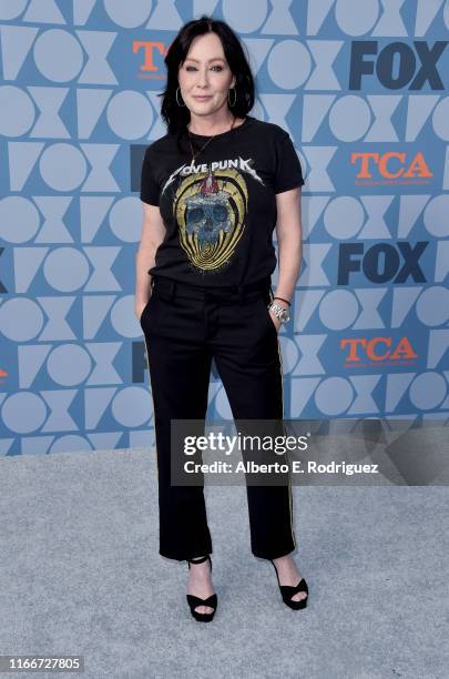 Shannen Doherty attends the FOX Summer TCA 2019 All-Star Party at Fox Studios on August 07, 2019 in Los Angeles, California.