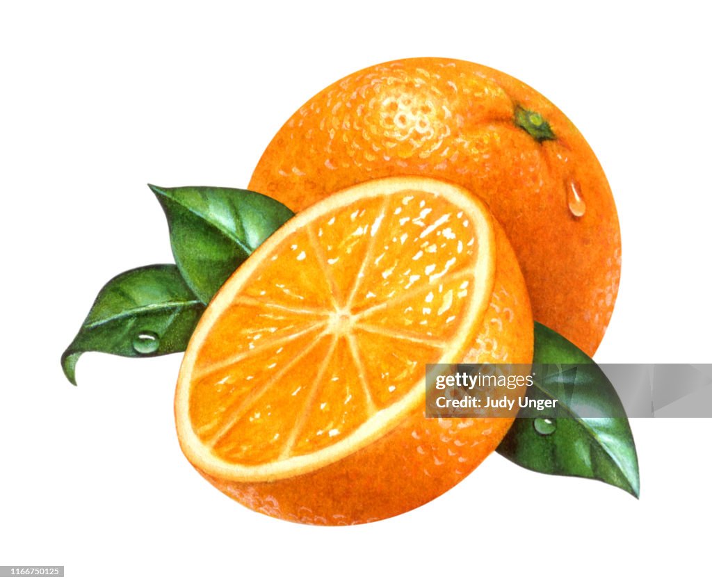 Orange Whole & Half