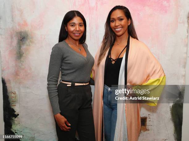 Starr Butler and Rhodette Zuniga attend Luminous Speaker Series: Rent The Runway at Luminary on August 07, 2019 in New York City.