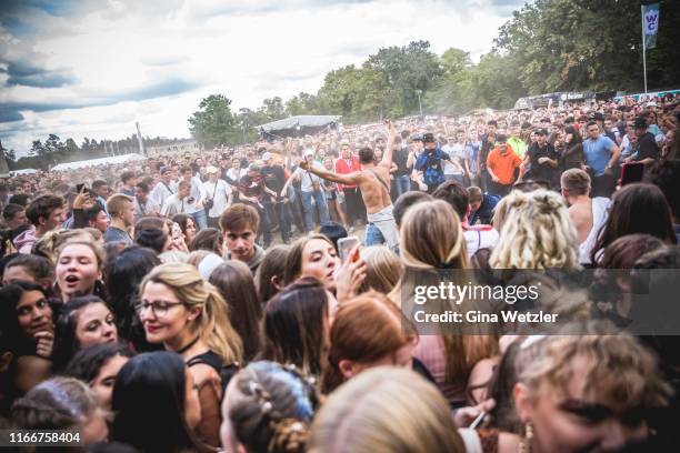 General view of the Lollapalooza festival at Olympiagelände on September 7, 2019 in Berlin, Germany.