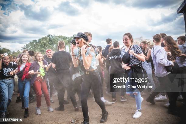 General view of the Lollapalooza festival at Olympiagelände on September 7, 2019 in Berlin, Germany.