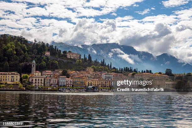 bellagio at lake como - bellagio stockfoto's en -beelden