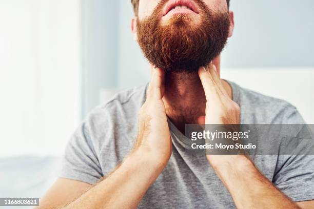 i can feel it in my throat - throat pain stock pictures, royalty-free photos & images