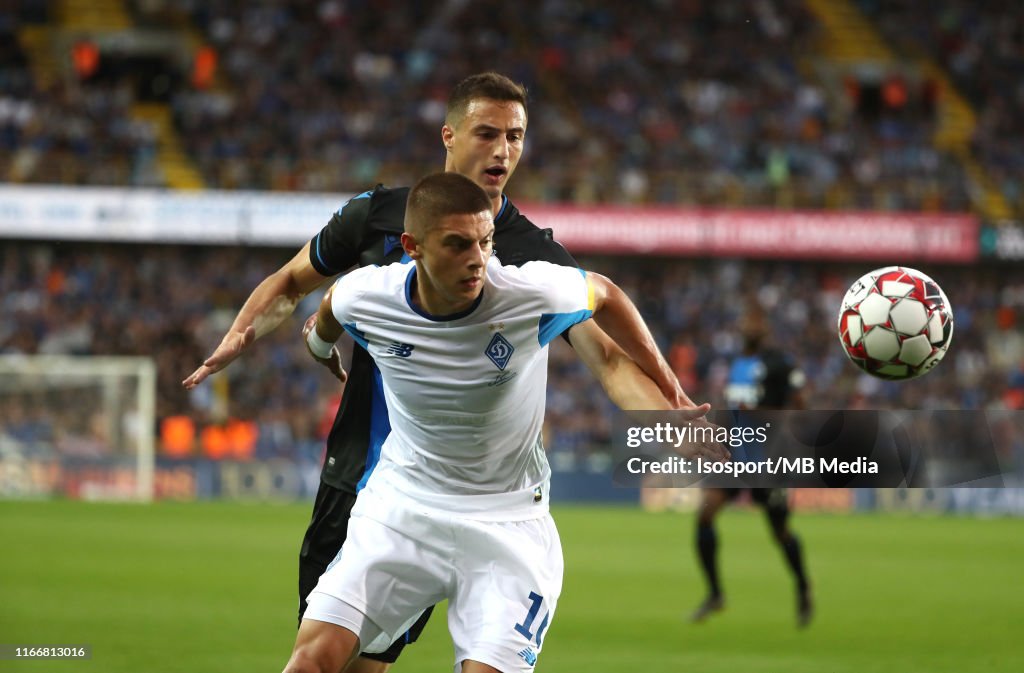 Club Brugge v Dynamo Kyiv - UEFA Champions League Third Qualifying Round: First Leg