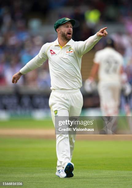 Matthew Wade of Australia during day two of the first Ashes test match at Edgbaston on August 2, 2019 in Birmingham, England.