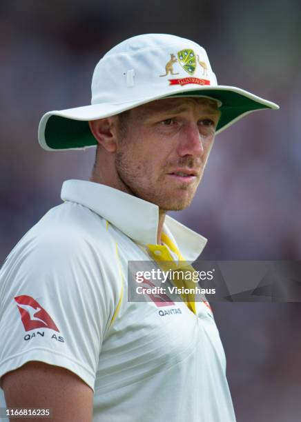 James Pattinson of Australia during day two of the first Ashes test match at Edgbaston on August 2, 2019 in Birmingham, England.