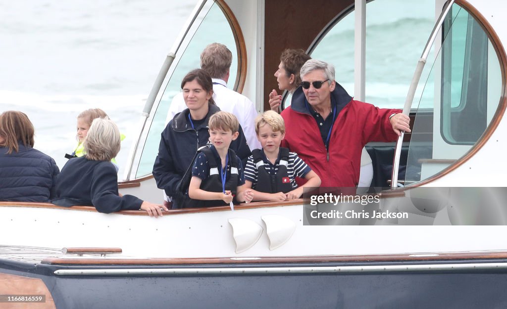 The Duke And Duchess Of Cambridge Take Part In The King's Cup Regatta