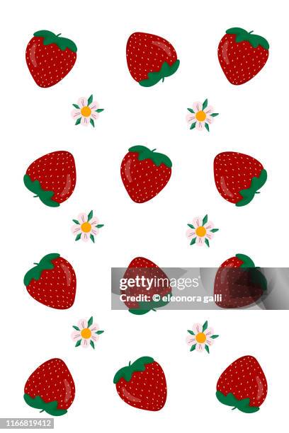 strawberry yeah - strawberry texture stock pictures, royalty-free photos & images