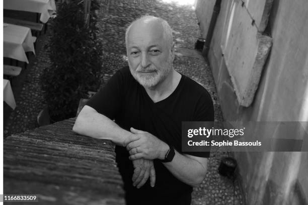 Portrait of american writer Andre Aciman, Toulouse, 29th June 2019