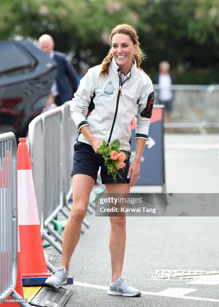 The Duke And Duchess Of Cambridge Take Part In The King's Cup Regatta