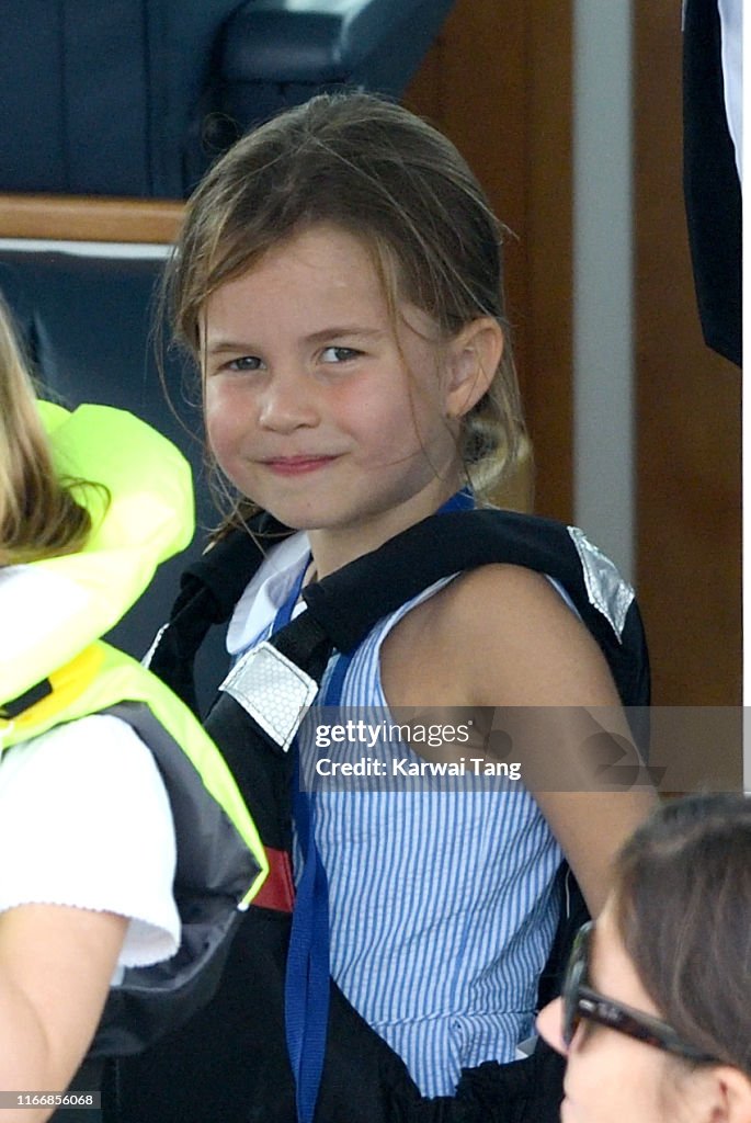 The Duke And Duchess Of Cambridge Take Part In The King's Cup Regatta