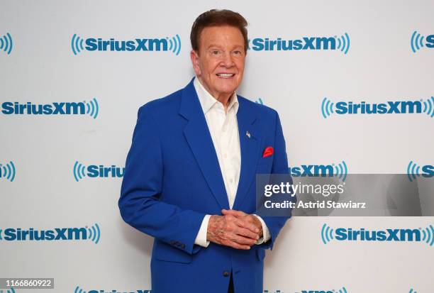 Wink Martindale visits the SiriusXM studios on August 08, 2019 in New York City.