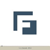 F Letter vector Logo Template illustration design. Vector EPS 10.