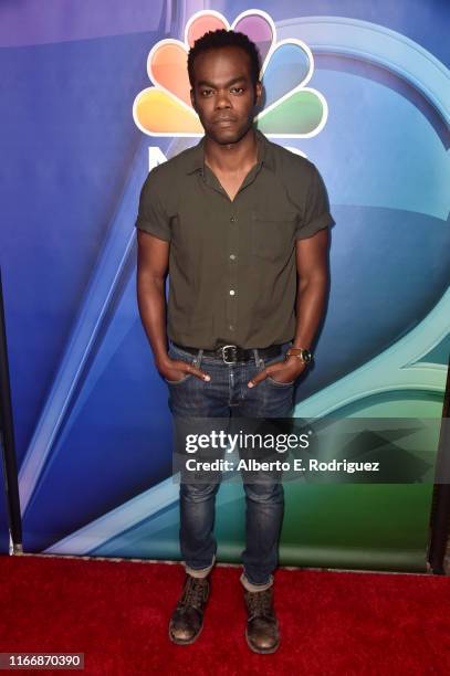 William Jackson Harper attends the 2019 TCA NBC Press Tour Carpet at The Beverly Hilton Hotel on August 08, 2019 in Beverly Hills, California.