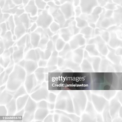 Nahtloser Wasseroberflächenhintergrund mit Ripples und Reflexionen Nahtloser Wasseroberflächenhintergrund mit Ripples und Reflexionen