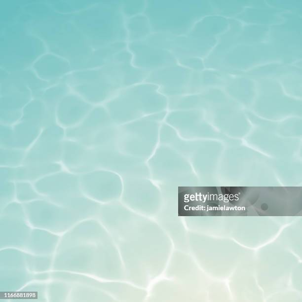 underwater background with ripples and reflections - summer stock illustrations