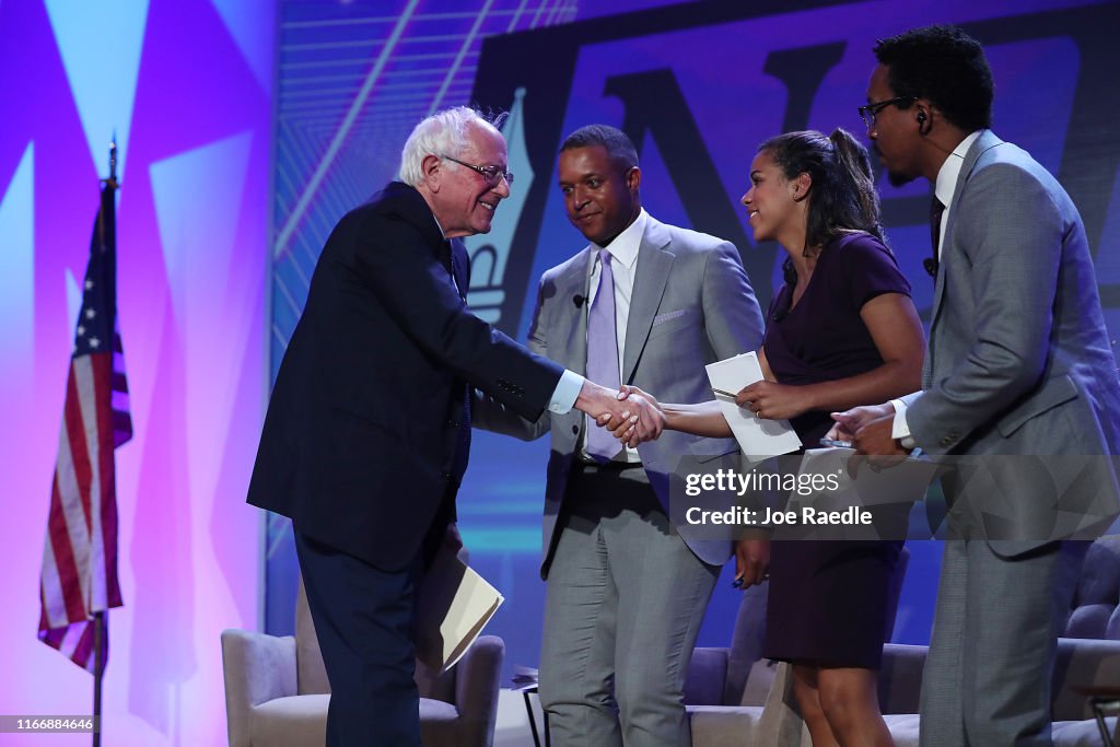 Democratic Presidential Candidates Attend The National Association of Black Journalists Convention In Miami